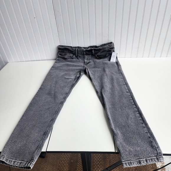 Original Use Target Mens Black Washed Jeans Slim Taper Fit Sz 38x30 - Picture 1 of 13